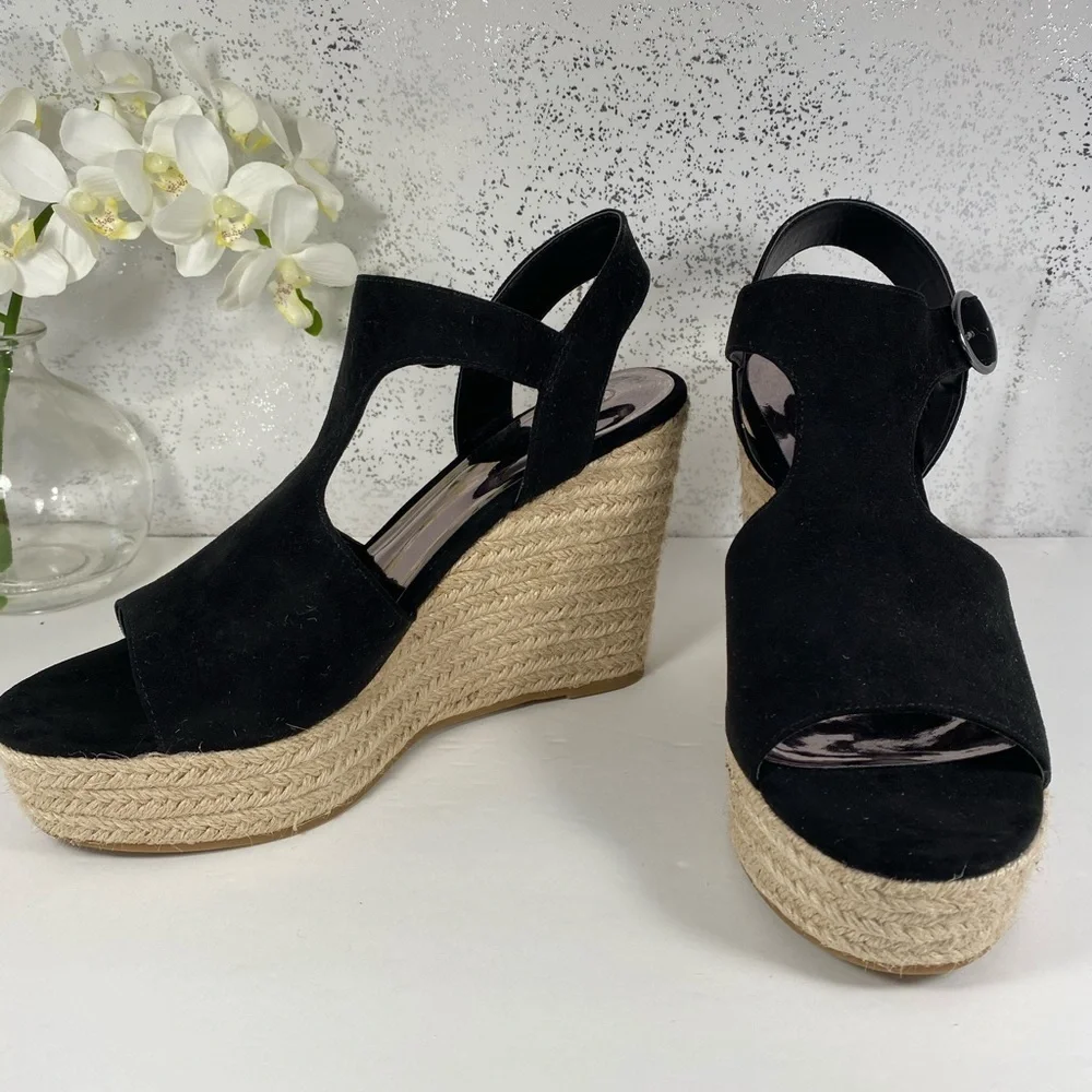 🆕Carlos by Carlos Santana Black Wedge Shoe - 8.5
